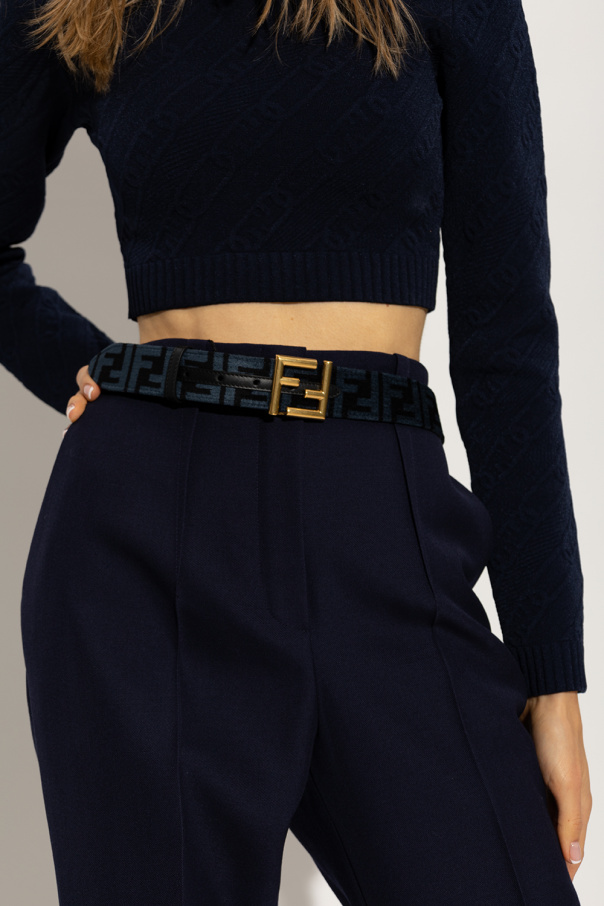 Navy blue hotsell fendi belt